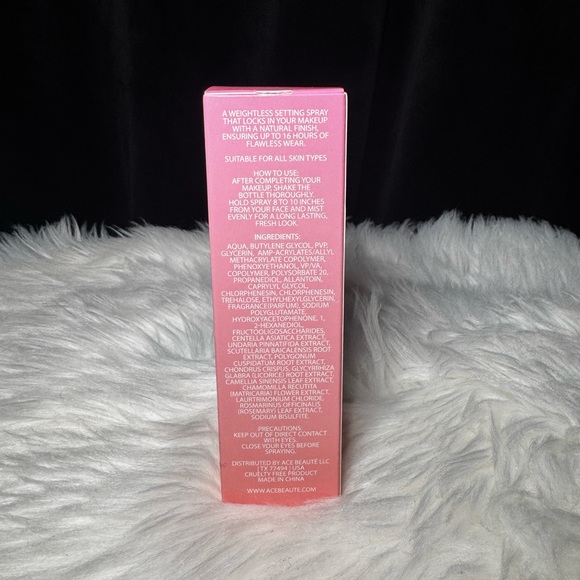 ACE BEAUTÉ Set Lock Setting Spray - Picture 4 of 4